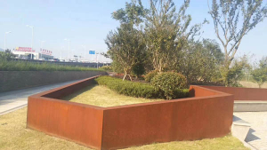 温江耐候钢挡土墙